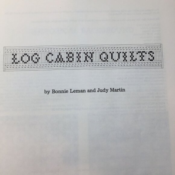 Log Cabin Quilts Bonnie Leman Judy Martin Pattern Instructions Designs Paperback - Picture 3 of 11